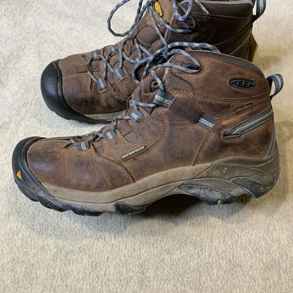 Keen Men\'s Brown and Black Steel Toe Boots main image 6